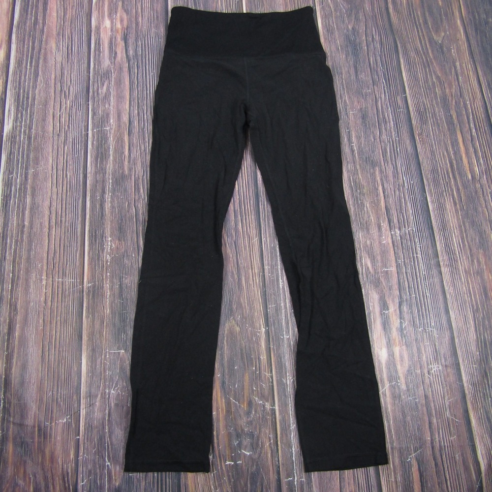 Athleta Pants Womens MP Black Rib Skinny Leg Pant Ankle Yoga Athletic Leggings